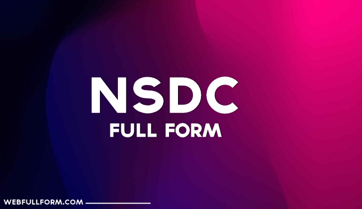 nsdc full form 