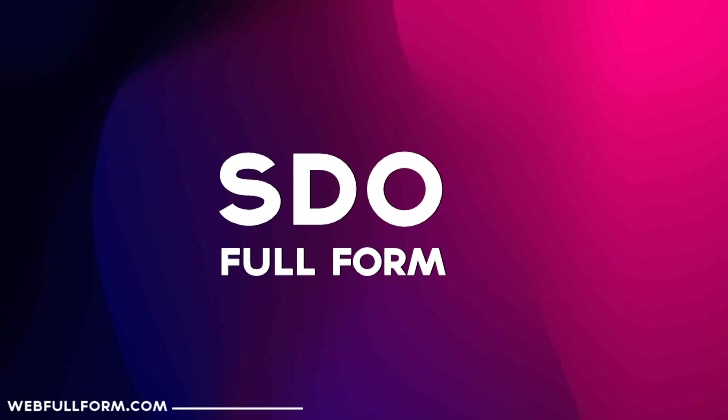 SDO full form